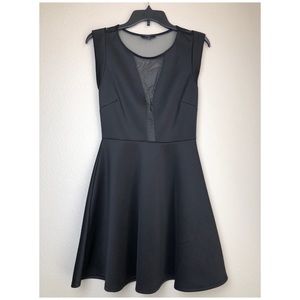GUESS Black Mesh Dress in  Medium